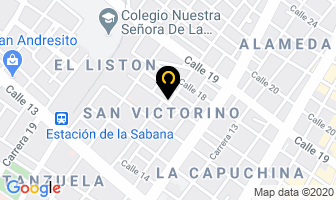 Mapa de Hospedaje Curazao en Bogotá D.C