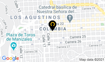 Mapa de Hospedaje Del Café en Manizales
