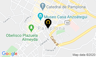Mapa de Hospedaje El Sararé en Pamplona