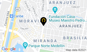 Mapa de Hospedaje Hector en Medellín