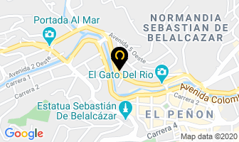 Mapa de Hospedaje Kavana en Cali