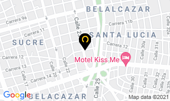 Mapa de Hospedaje La Estancia en Cali