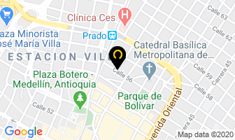 Mapa de Hospedaje Lafayette en Medellín