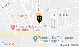 Mapa de Hospedaje Mi Valle en Valledupar