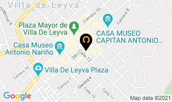 Mapa de Hospedaje Sol De La Villa en Villa de Leyva