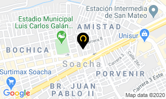 Mapa de Hospedaje Sol V I P en Soacha