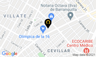 Mapa de Hospidrogas Nazareth en Barranquilla