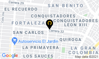 Mapa de Hospital Animal en Cali