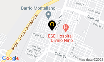 Mapa de Hospital Divino Niño en Buga