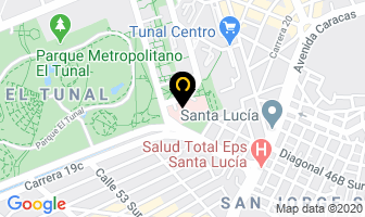 Mapa de Hospital El Tunal en Bogotá D.C