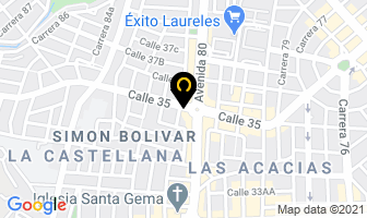 Mapa de Host Soluciones Informáticas en Medellín
