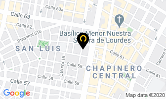 Mapa de Hostal Apartamentos Samara en Bogotá D.C