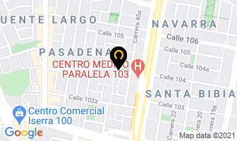 Mapa de Hostal Bogotá Real en Bogotá D.C