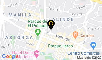 Mapa de Hostal Casa Ram en Medellín