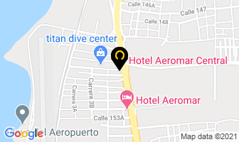Mapa de Hostal Central en Santa Marta