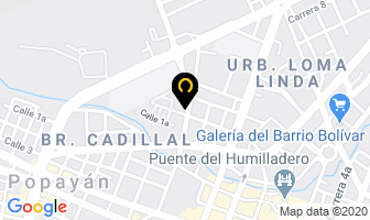 Mapa de Hostal Ciudad Bonita en Popayán