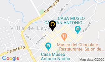 Mapa de Hostal Del Carmen en Villa de Leyva