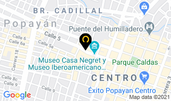 Mapa de Hostal Económico Pass Home en Popayán