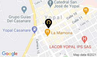 Mapa de Hostal El Edén en Yopal