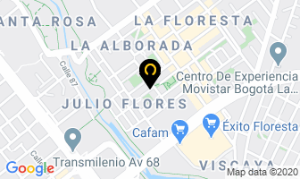 Mapa de Hostal Familiar La Alborada en Bogotá D.C