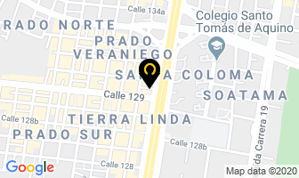 Mapa de Hostal Hotel Fontanar Prado en Bogotá D.C