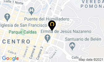 Mapa de Hostal La Casa De Mima en Popayán