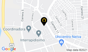 Mapa de Hostal La Toma en Neiva