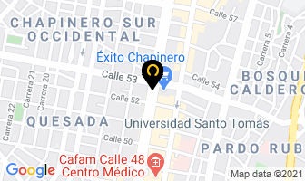 Mapa de Hostal Las Palmas en Bogotá D.C