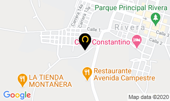 Mapa de Hostal Los Balcones De Rivera en Rivera