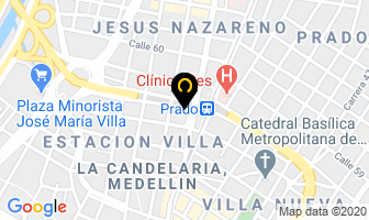 Mapa de Hostal Los Puentes en Medellín