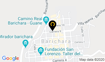 Mapa de Hostal Misión Santa Bárbara en Barichara