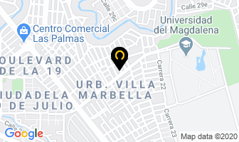 Mapa de Hostal Muleke en Santa Marta