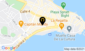Mapa de Hostal Posada San Martin en San Andrés