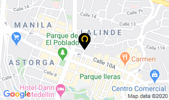 Mapa de Hostal Ram en Medellín