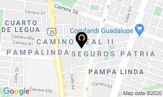 Mapa de Hostal San Antonio en Cali