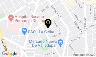 Mapa de Hostal Santa Helena en Valledupar