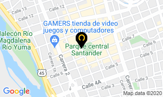 Mapa de Hostal Santander Neiva en Neiva