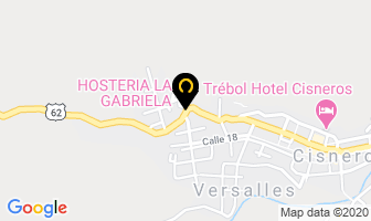 Mapa de Hosteria La Gabriela en Cisneros