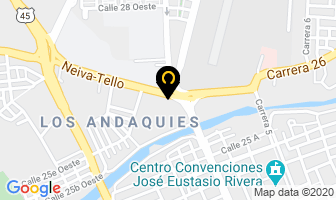 Mapa de Hosteria Los Dujos en Neiva