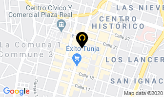 Mapa de Hosteria San Carlos en Tunja
