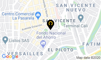 Mapa de Hostería Su Casa Amiga en Cali