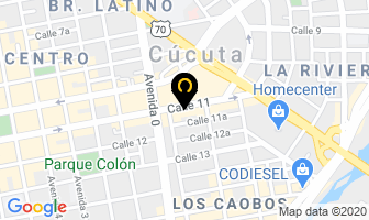 Mapa de Hot Dog Aleman en Cúcuta