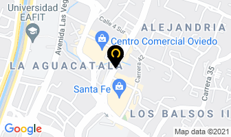 Mapa de Hot Line Ltda. en Medellín