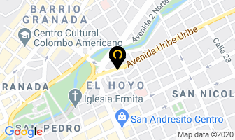 Mapa de Hot Sport en Cali