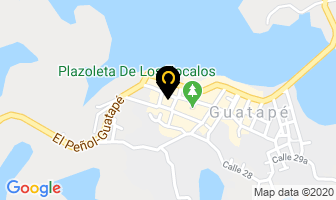 Mapa de Hotel 3 Esquinas en Guatapé