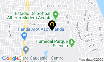 Mapa de Hotel Acapulco en Caucasia
