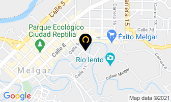 Mapa de Hotel Acuario en Melgar
