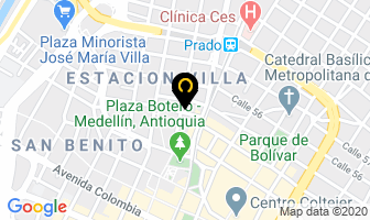 Mapa de Hotel Albert en Medellín