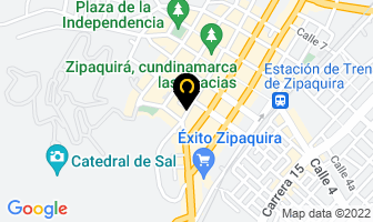 Mapa de Hotel Alcarraza en Zipaquirá