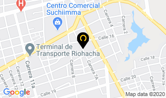 Mapa de Hotel Alford en Riohacha
